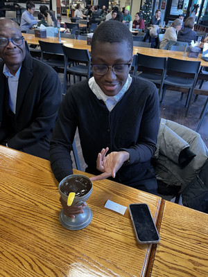 Jeanette with goblet of knowledge